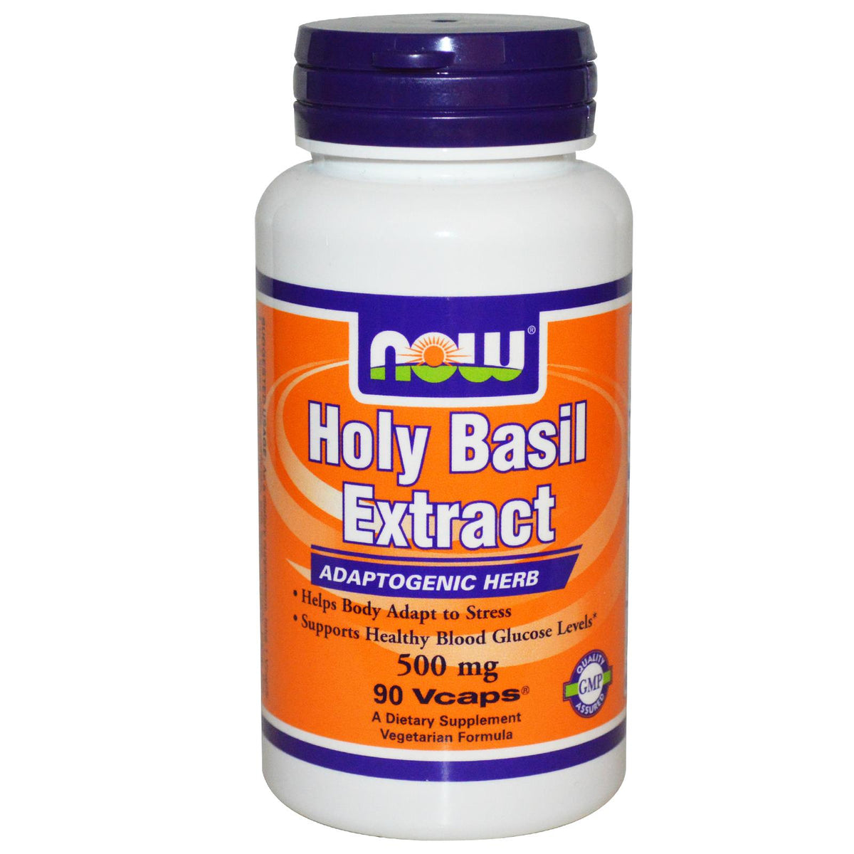 Holy Basil Extract 500mg 90 Vcaps Now Foods Online Supplement