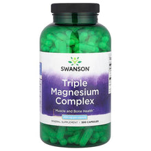 Load image into Gallery viewer, Swanson Premium Triple Magnesium Complex 300 Capsules