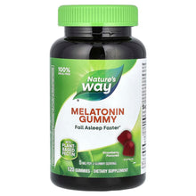 Load image into Gallery viewer, Nature&#39;s Way, Melatonin Gummy, Strawberry, 5 mg, 120 Gummies (2.5 mg per Gummy)