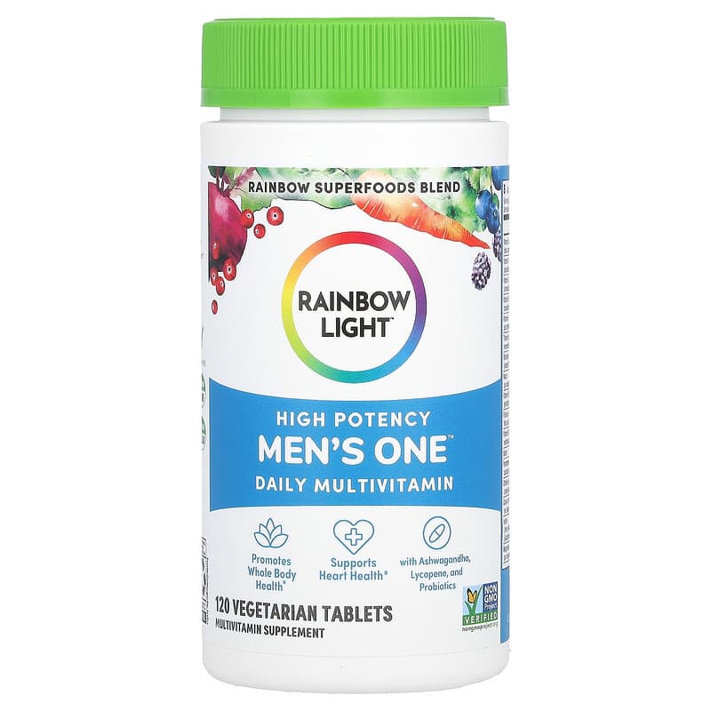 Rainbow Light, Men's One Daily Multivitamin, High Potency, 150 Vegetarian Tablets