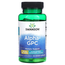 Load image into Gallery viewer, Swanson, Alpha GPC, 300 mg, 60 Veggie Capsules