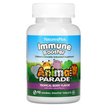 Load image into Gallery viewer, Nature&#39;s Plus Source of Life Animal Parade Kid&#39;s Immune Booster Tropical Berry Flavour 90 Animals