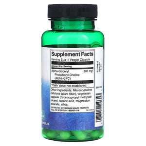 Swanson, Alpha GPC, 300 mg, 60 Veggie Capsules