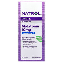 Load image into Gallery viewer, Natrol Melatonin Maximum Strength 10mg 60 Tablets