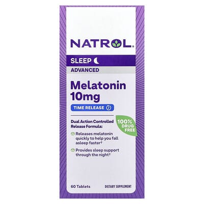 Natrol Melatonin Maximum Strength 10mg 60 Tablets