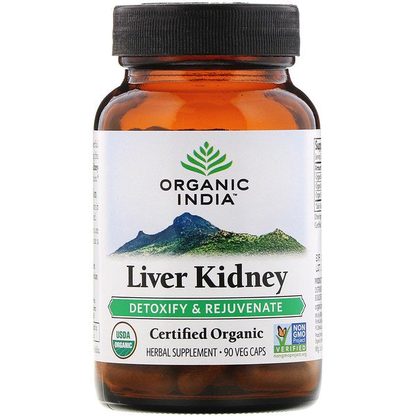Buy Organic India Liver Kidney Detoxify And Rejuvenate 90 Veg Caps Online