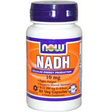 Load image into Gallery viewer, Now Foods, NADH, 10mg, 60 Vcaps