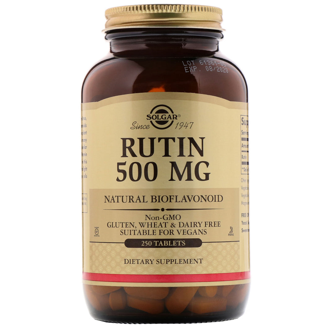 Solgar Rutin 500mg 250 Tablets