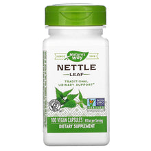 Load image into Gallery viewer, Nature&#39;s Way, Nettle Leaf, 435 mg, 100 Vegan Capsules