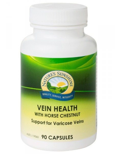 Nature's Sunshine Vein Health with Horse Chestnut 90 Capsules