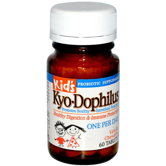 Wakunaga-Kyoli Kid's Kyo-Dophilus Vanilla Chewable 60 Tablets