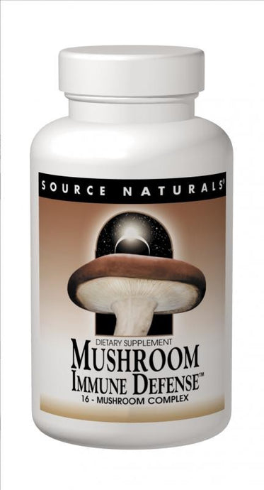 Source Naturals Mushroom Immune Defense 16-Mushroom Complex 60 Tablets