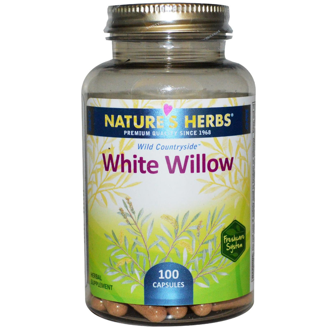 Nature's Herbs, White Willow, 100 Capsules