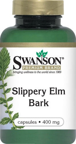 Swanson Premium, Slippery Elm Bark, 400 mg, 60 Capsules