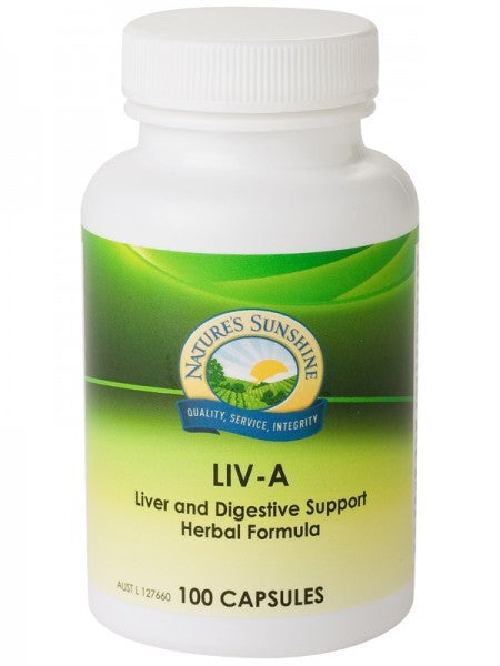 Nature's Sunshine, LIV-A, 450 mg, 100 Capsules