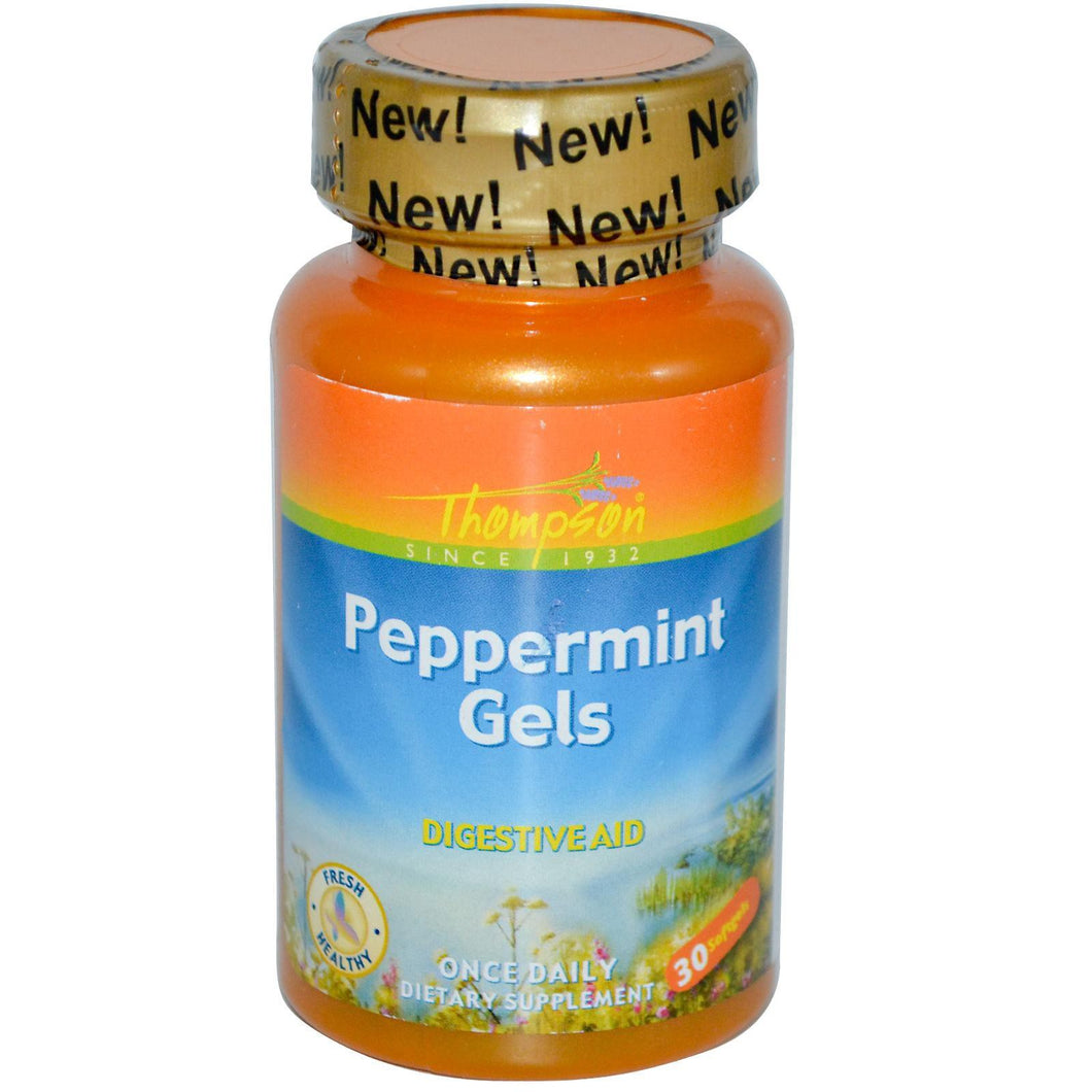 Thompson, Peppermint Gels, 30 Softgels