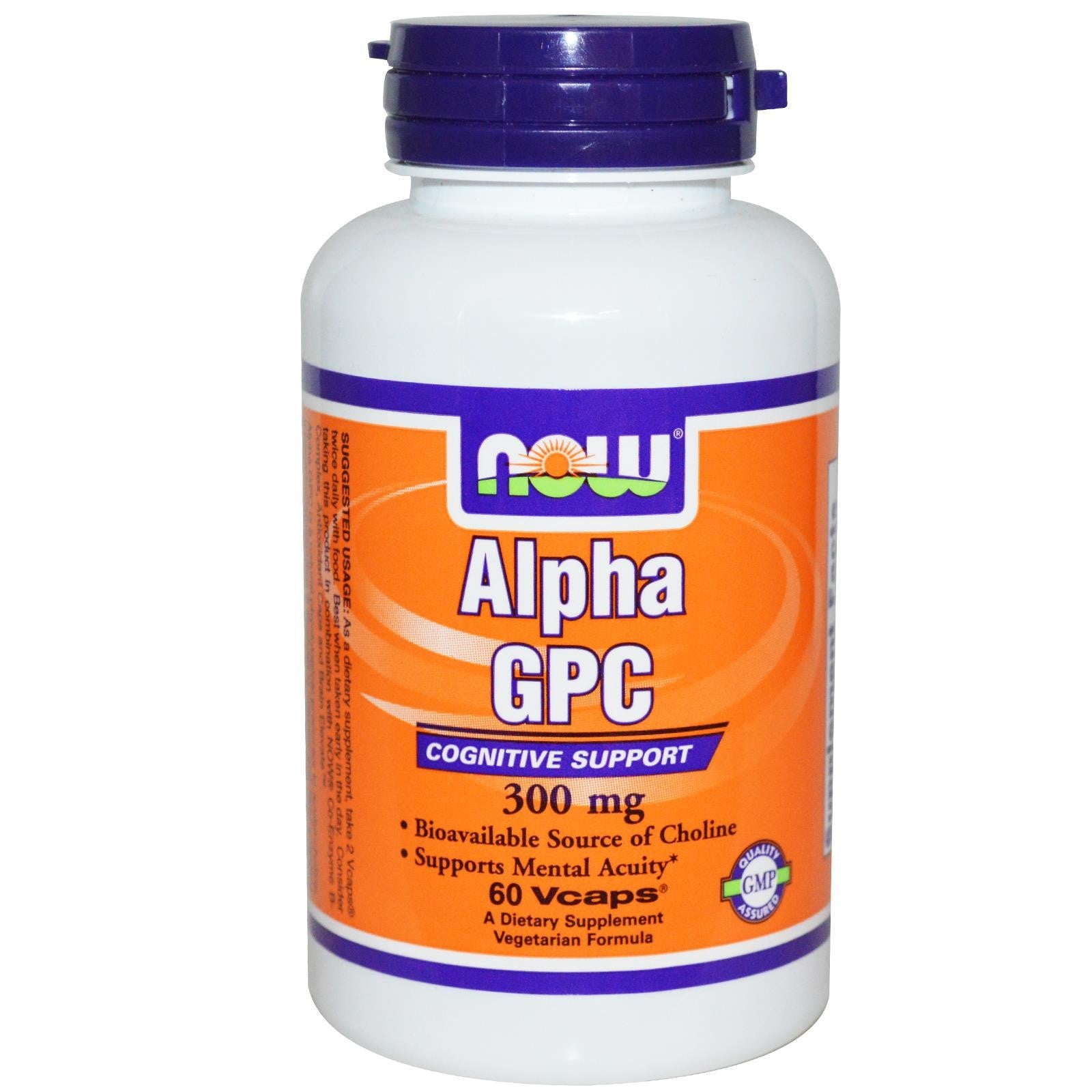 Alpha GPC - Supports Brain Function - 300 MG (60 Vegetarian