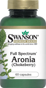 Swanson Premium Full-Spectrum Aronia (Chokeberry) 400 mg 60 Capsules