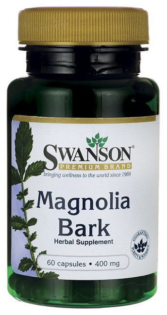 Swanson Premium Full-Spectrum Magnolia Bark 400 mg 60 Capsules