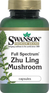 Swanson Premium Full Spectrum Zhu Ling Mushroom 400mg 60 Capsules