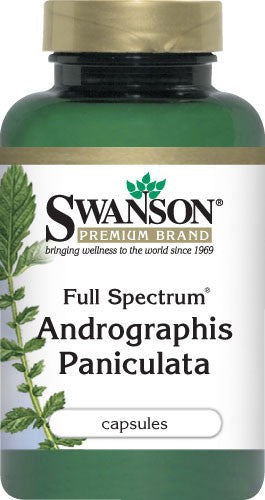 Swanson Premium Full-Spectrum Andrographis Paniculata 400mg 60 Capsules