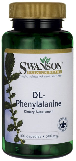 Swanson DL-Phenylalanine 500Mg 100 Caps