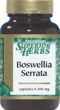 Load image into Gallery viewer, Swanson Superior Herbs Boswellia Serrata Standardised 200mg 30 Capsules