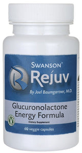 Swanson Rejuv Glucuronolactone Energy Formula 60 Veggie Capsules