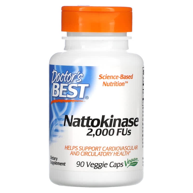 Doctor's Best, Nattokinase, 2,000 FUs, 90 Veggie Caps