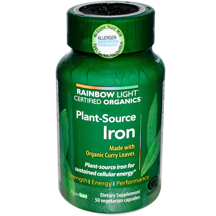 Rainbow Light Iron Plant Source 50 Veggie Capsules