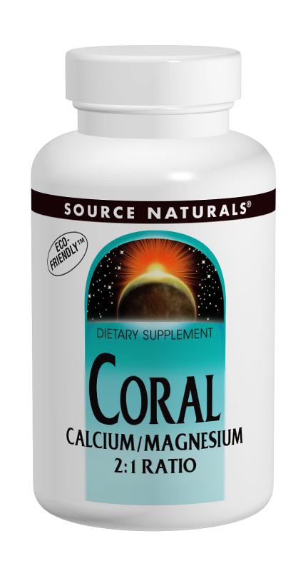 Source Naturals, Coral Calcium/Magnesium 2:1 Ratio, 90 Tablets