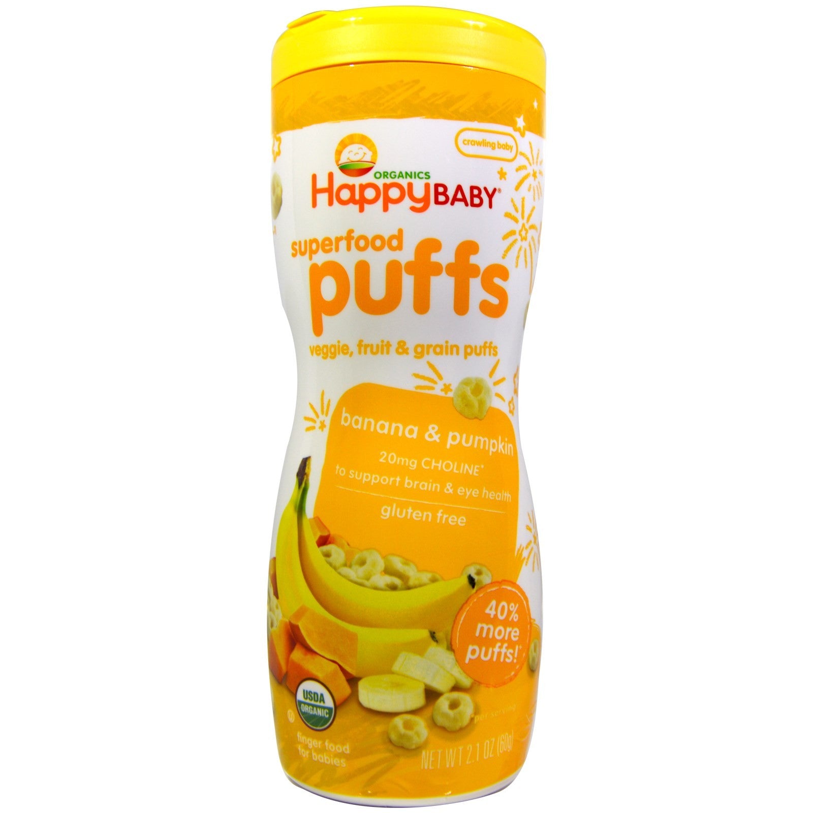 Happy baby hot sale superfood puffs