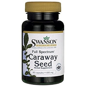 Swanson Premium Full-Spectrum Caraway Seed 400mg 60 Capules