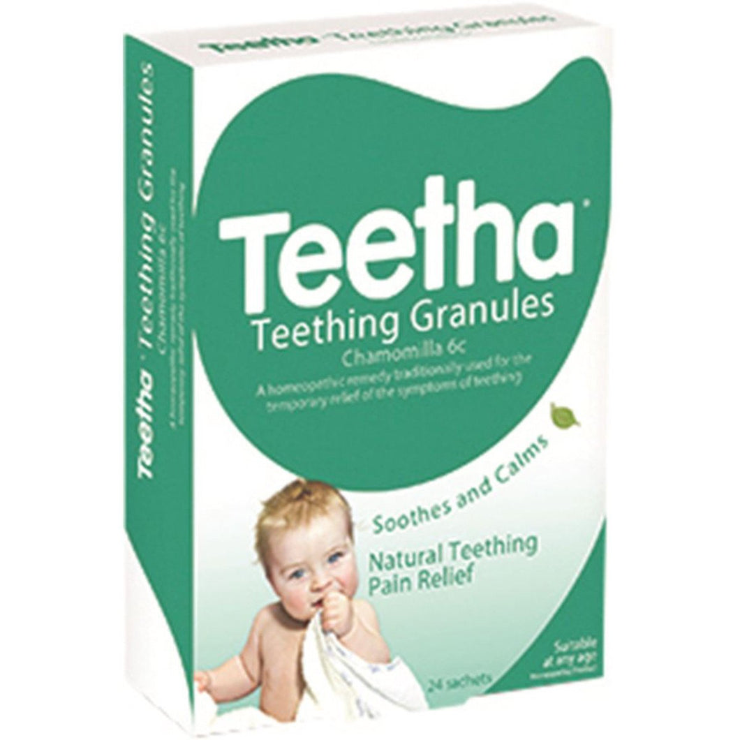 Martin & Pleasance Homoeopthc Complx Teetha Teething Granules (Chamomilla 6 Capsules) 300Mg x 24 Sachets