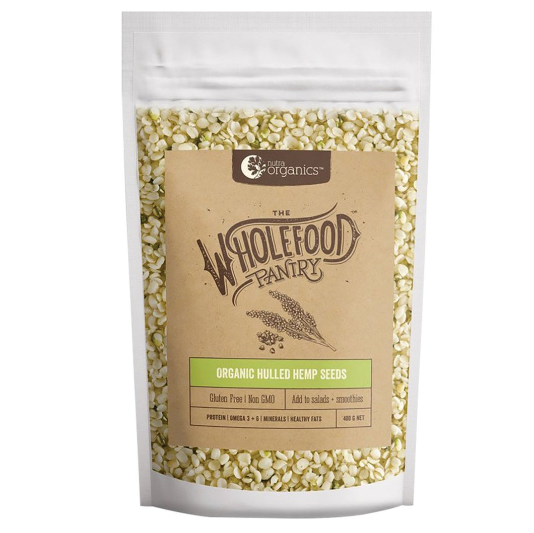 Nutra Organics The Wholefood Pantry Organic Hemp Seeds Hulled 400g