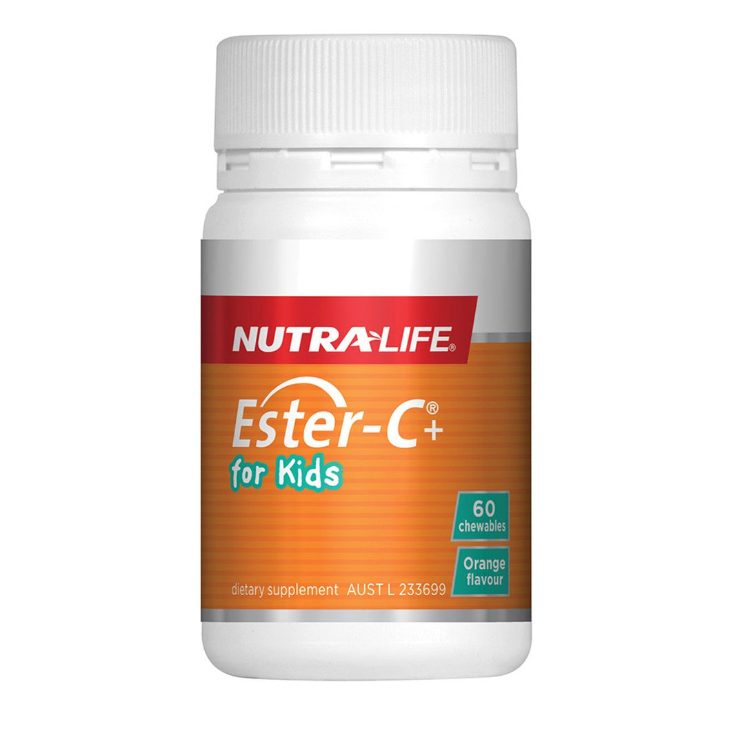 Nutralife Ester C+ Kids Chewable 60 Tablets