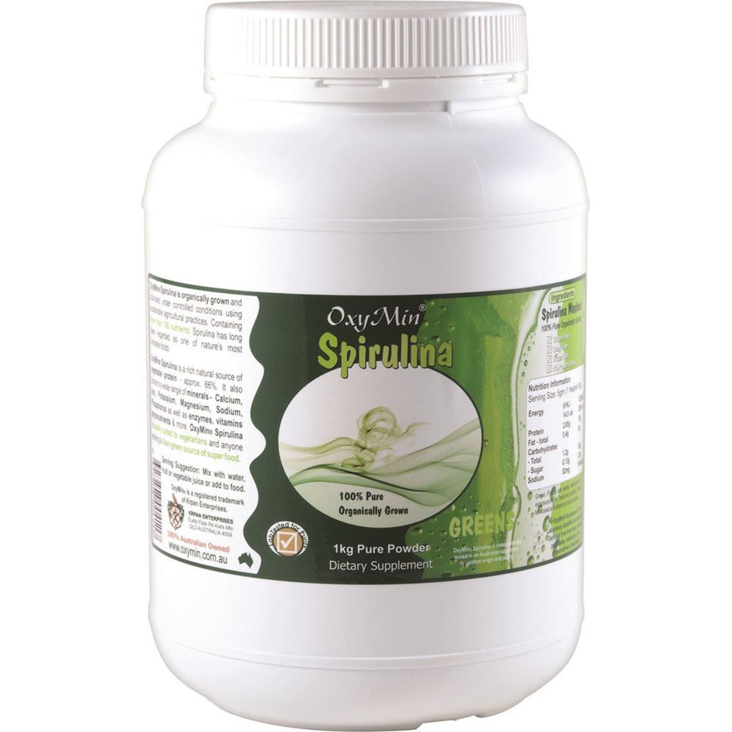 Oxymin Spirulina Organic 1Kg