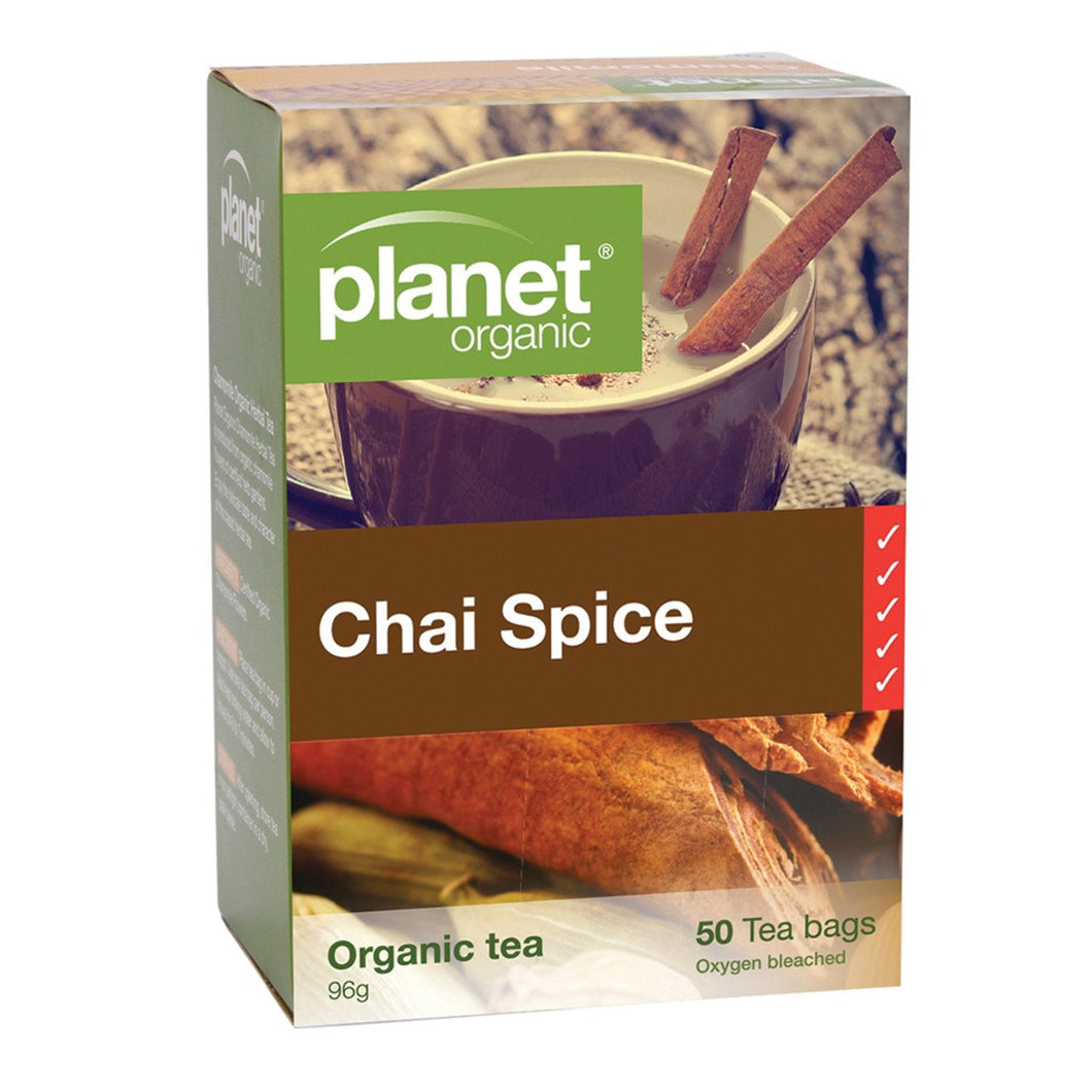 Planet Organic Chai Spice Herbal Tea x 50 Tea Bags