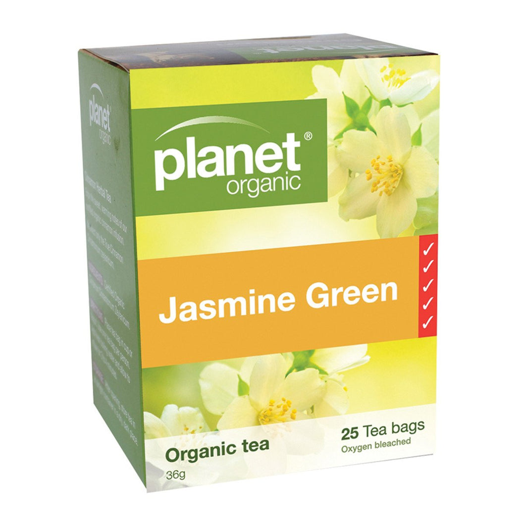 Planet Organic Jasmine Green Herbal Tea x 25 Tea Bags