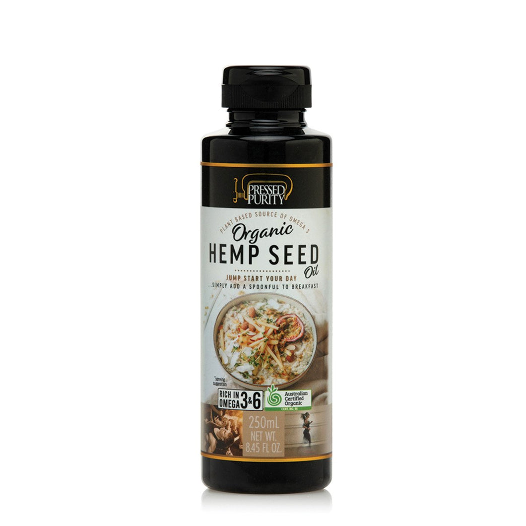 Pressed Purity Organic Hempseed Oil 250ml